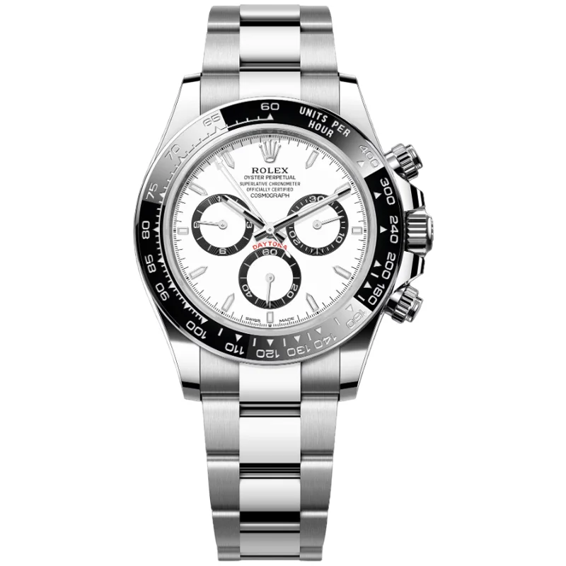 Rolex Daytona 40mm 126500LN-0001 White Panda Index Dial, Unworn 2024