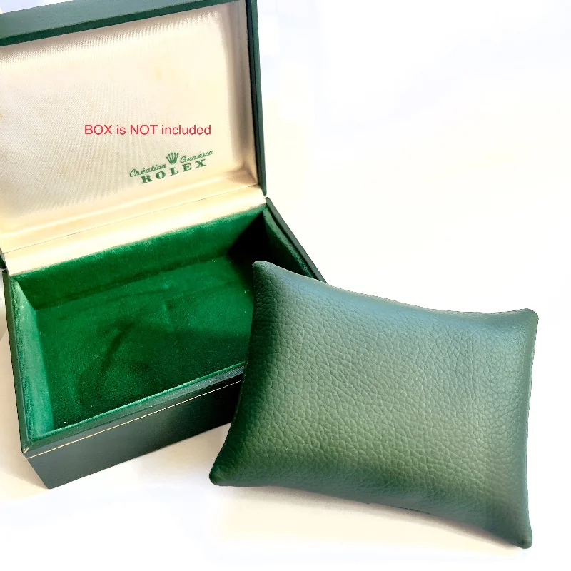 NEW Green Faux Leather PILLOW CUSHION fits ROLEX Box