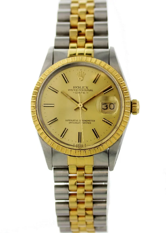 Rolex Oyster Perpetual Date 15053 Mens Watch