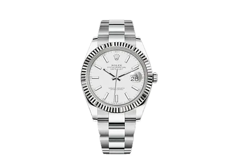 Rolex Perpetual DateJust 41mm 126334 Oyster White Dial