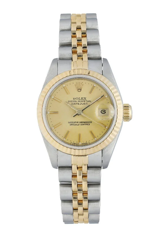 Rolex Datejust 69173 Champagne Dial Ladies Watch