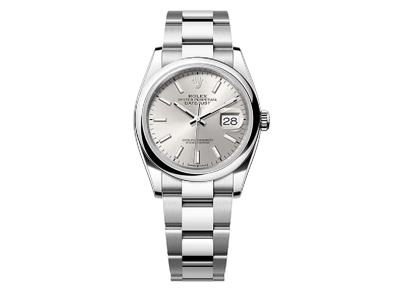 Rolex DateJust 36mm 126200 Oystersteel Silver Dial