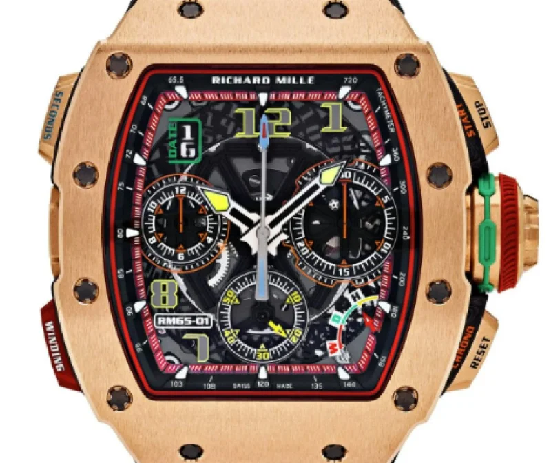 Richard Mille RM 65-01 Automatic Chronograph Full Rose Gold