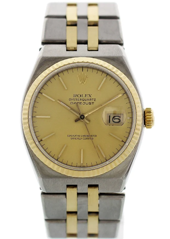 Rolex Datejust Oysterquartz 17013 Mens Watch