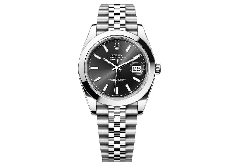 Rolex DateJust 41mm 126300 Oystersteel Jubilee Black Dial