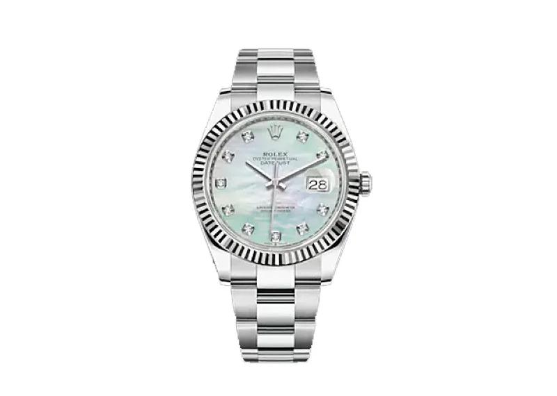 Rolex Date Just 41mm 126334 Oyster Mother Of Pearl Dial