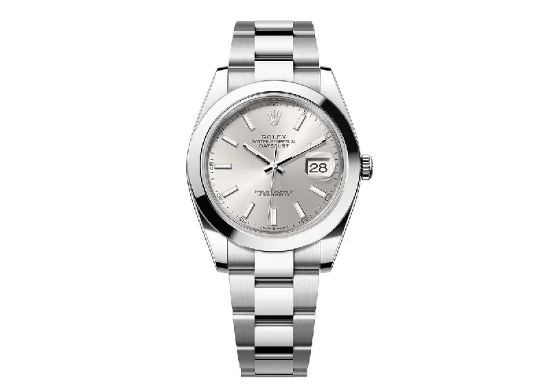 Rolex DateJust 41mm 126300 Oystersteel Silver Dial