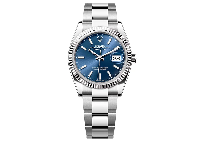 Rolex DateJust 36mm 126234 Oystersteel Oyster Blue Dial