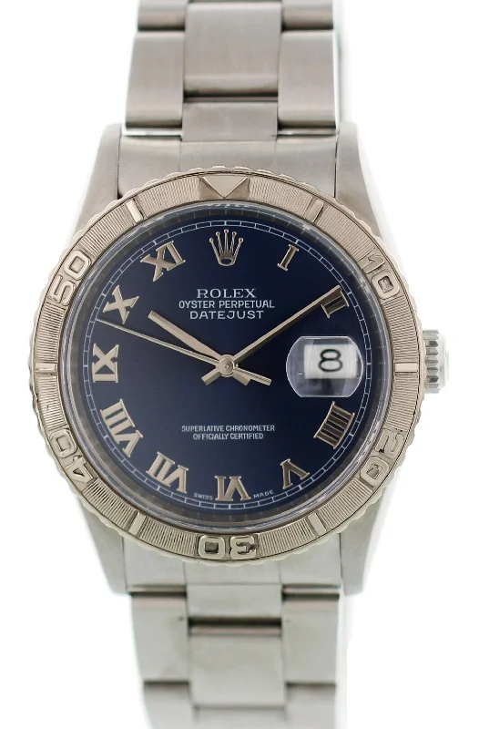 Rolex Datejust Turnograph 16264 Blue Dial