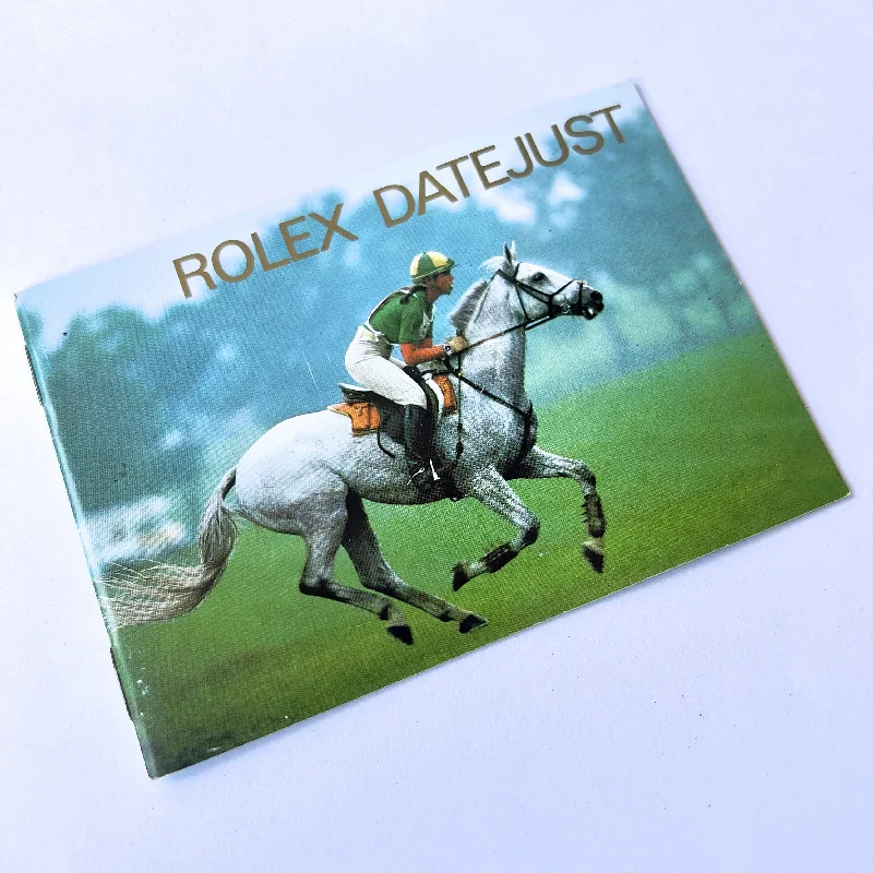 ROLEX Datejust 1991 Booklet/Pamphlet English