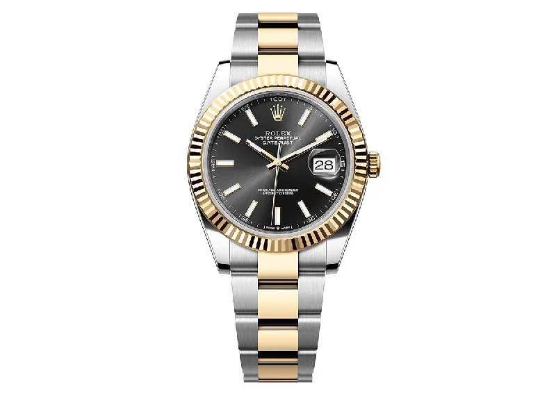 Rolex DateJust 41mm 126333 Oystersteel Two-Tone Black Dial