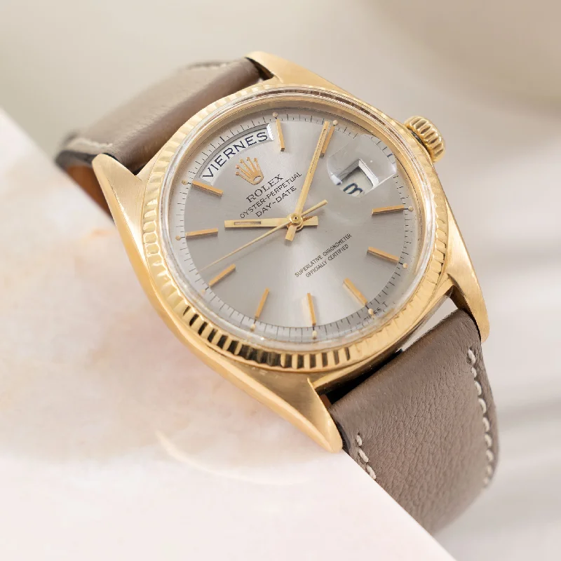 Rolex Day-date  light grey soleil  dial ref 1803