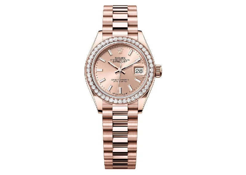 Rolex Lady-Datejust 28mm 279135 Everose Gold Rose-Colour Dial