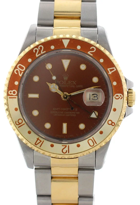 Rolex Oyster Perpetual Date GMT Master II 16713 Root Beer