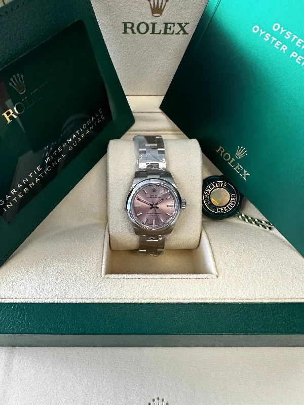 Rolex Oyster Perpetual 28mm 276200 Oystersteel Pink Dial