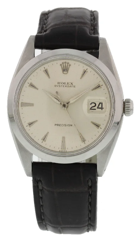 Rolex Oysterdate Precision Stainless Steel 6694