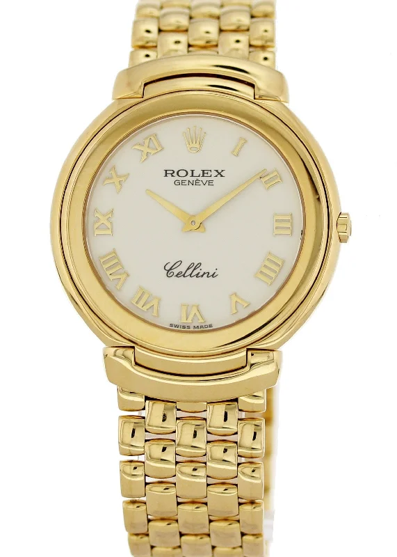 Rolex Cellini 18K Yellow Gold 6623 Mens Watch