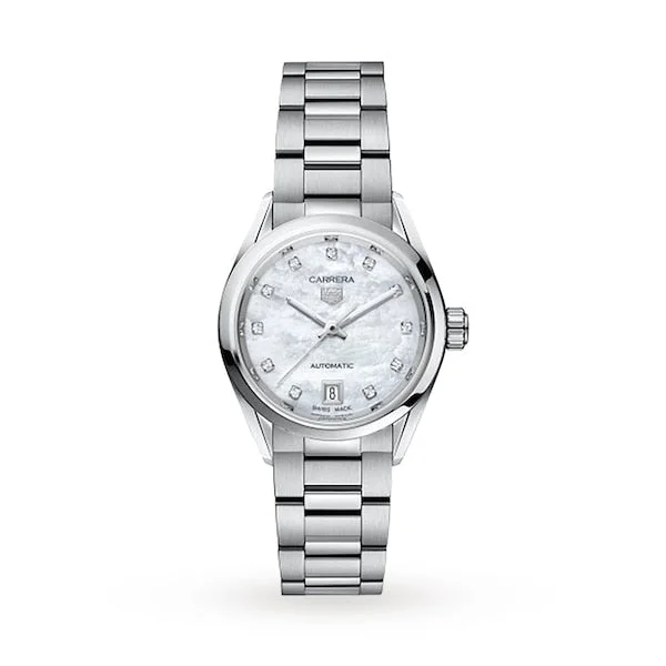 TAG Heuer - Carrera Three-Hand 29mm Automatic Ladies Watch - WBN2412.BA0621