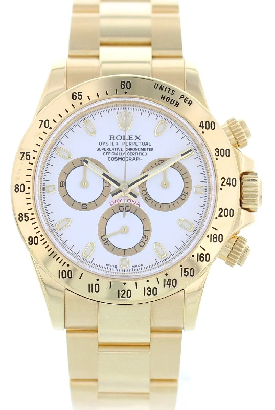 Rolex Oyster Perpetual Daytona 116528H 18k Yellow Gold