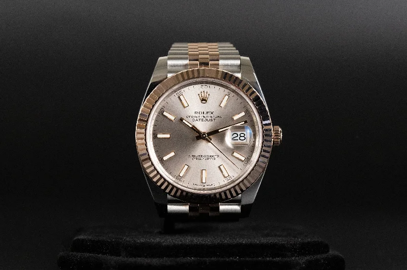 Rolex<br>126331 Datejust 41 SS/RG Sundust Dial