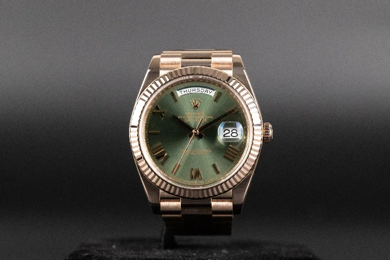 Rolex<br>228235 DayDate 40 Olive Green Dial