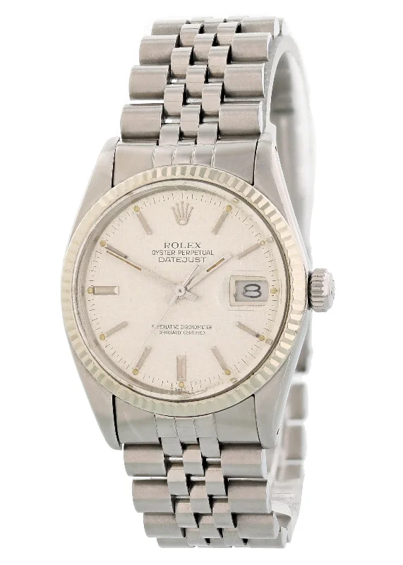 Rolex Datejust 16014 Linen Dial Men's Watch