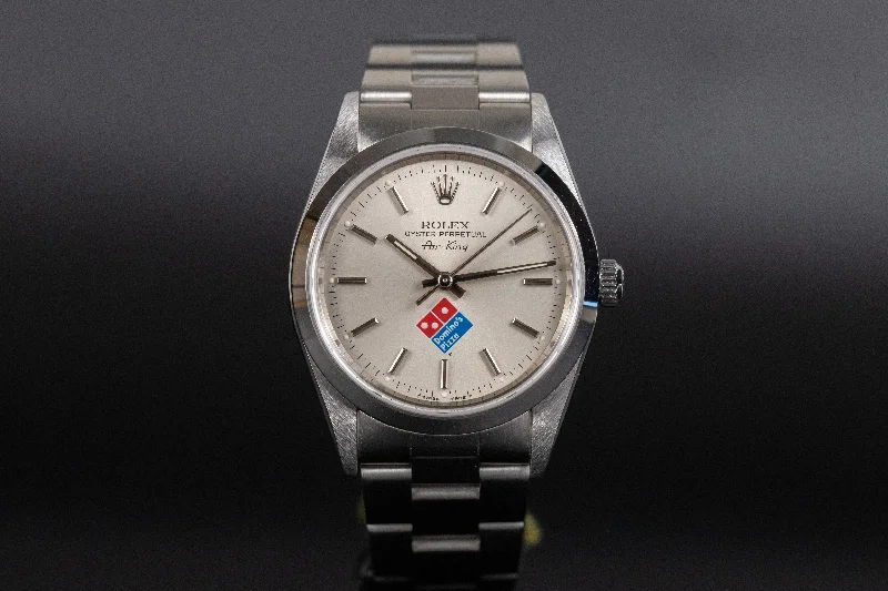 Rolex<br>14000 Oyster Perpetual Air King 34mm Dominos Dial