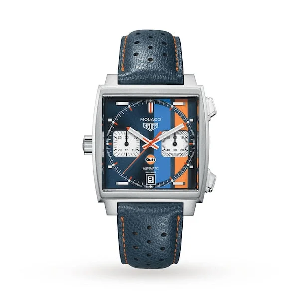 TAG Heuer - Special Edition Monaco Gulf Calibre 11 39mm Mens Watch - CAW211R.FC6401