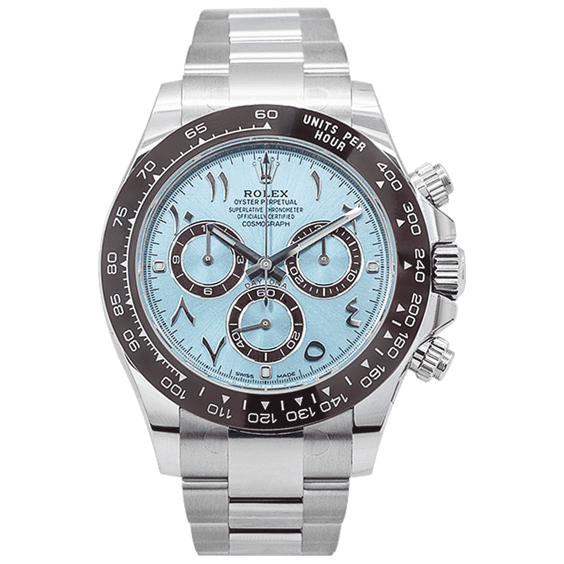 Rolex Daytona Platinum Ceramic Arabic Dial 116506