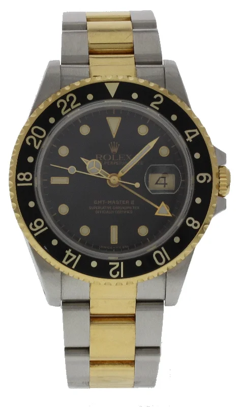 Rolex GMT-Master II 18K Yellow Gold & S/S 16713