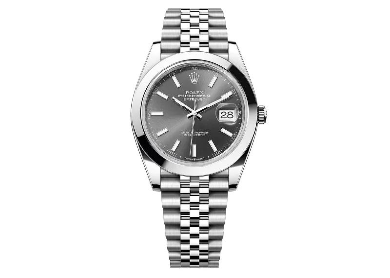 Rolex DateJust 41mm 126300 Oystersteel Jubilee Slate Dial