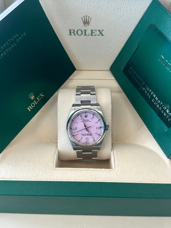 Rolex Oyster Perpetual 36mm 126000 Oystersteel Candy Pink Dial