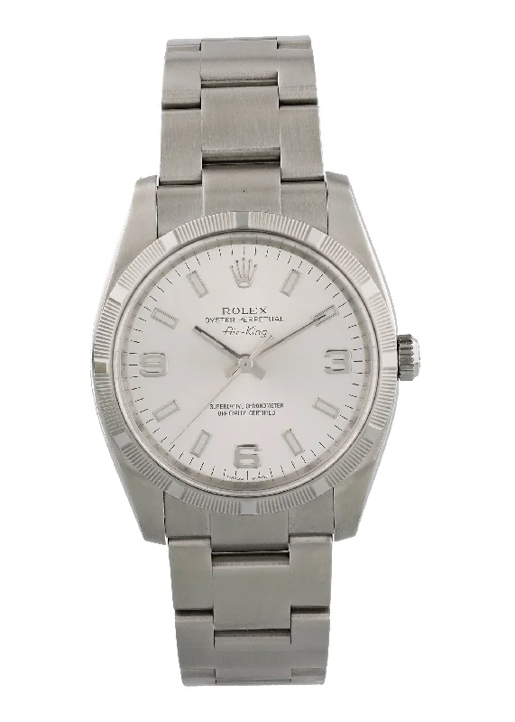 Rolex Air King Perpetual 114210 Stainless Steel Men's Watch