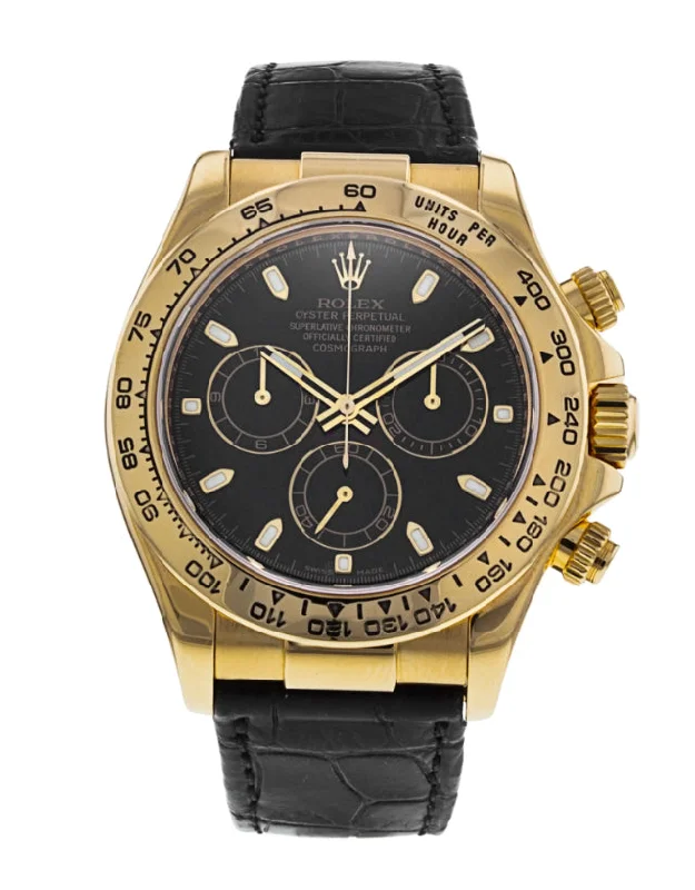 Rolex Oyster Perpetual Cosmograph Daytona Yellow Gold Men's Watch