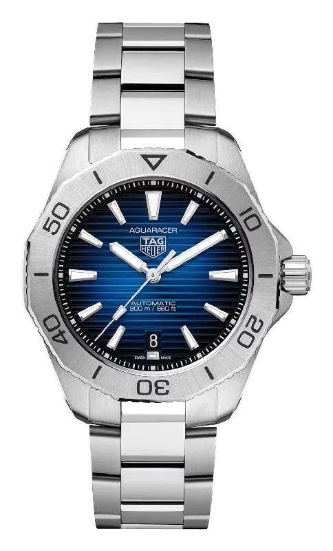 TAG Heuer Aquaracer Professional 200 Automatic Stainless Steel Blue Dial Date Divers Mens Watch WBP2111.BA0627