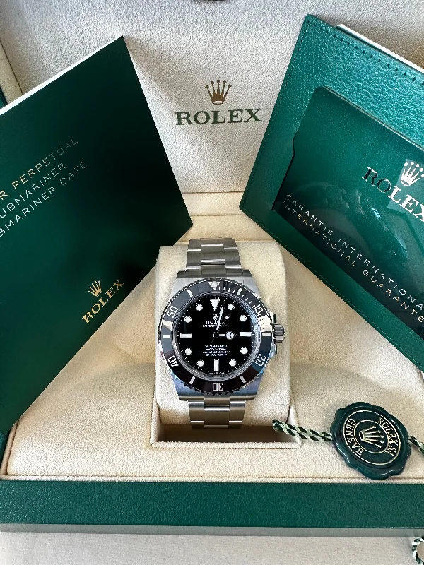 Rolex Submariner 41mm 124060 Oystersteel Black Dial