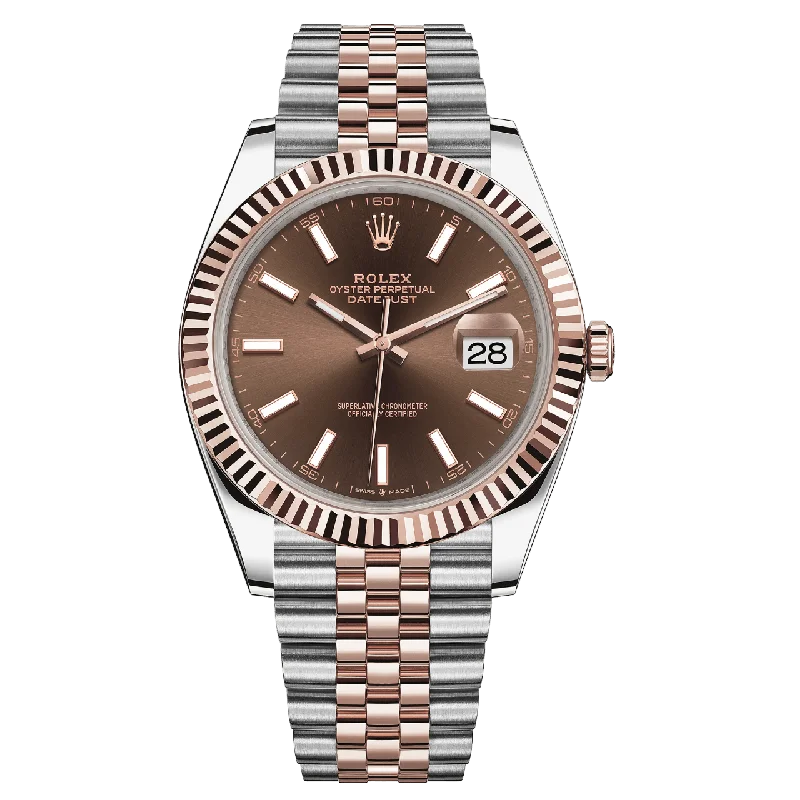 Rolex Datejust 41mm 126331-0002 Chocolate Index Dial, Unworn 2024