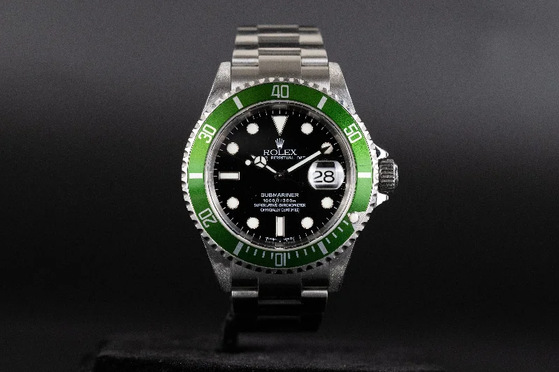 Rolex<br>16610LV Submariner 'Kermit' Flat Four