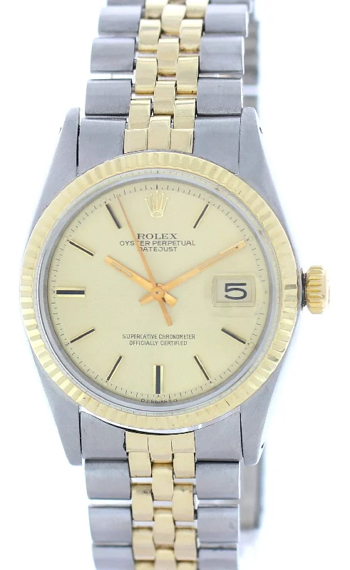 Rolex Oyster Perpetual Datejust 14K YG & SS 1601