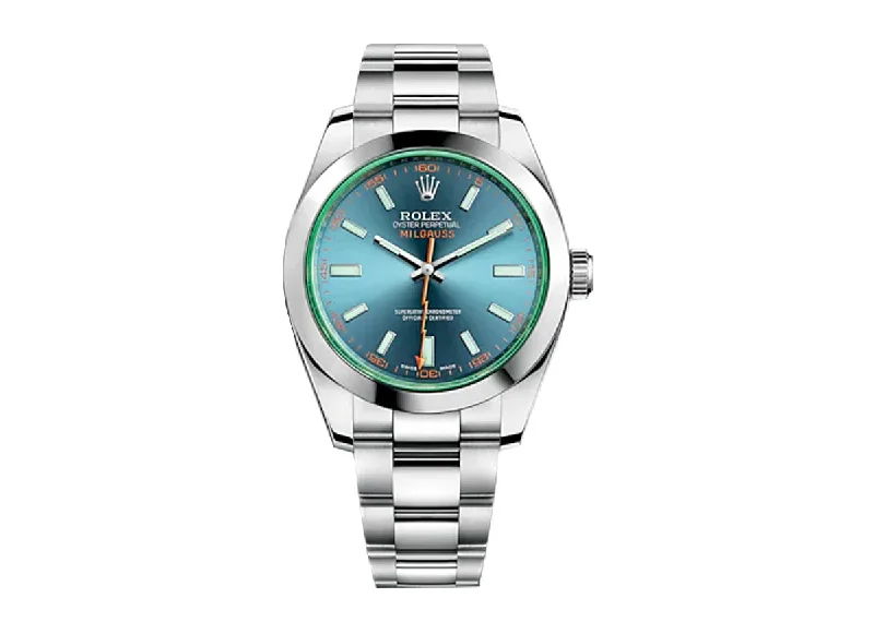 Rolex Milgauss 40mm 116400GV Steel Oystersteel Z-Blue Dial