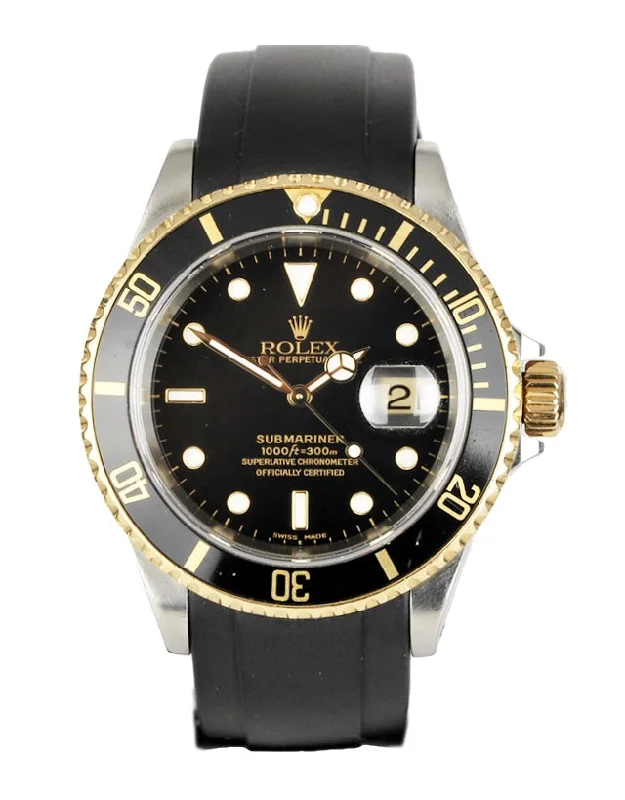 Rolex Submariner Stainless Steel & Yellow Gold Men's Watch