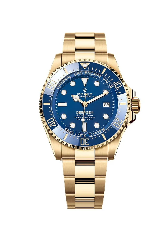 Rolex Sea-Dweller Deepsea 44mm Yellow Gold Blue Dial 136668LB