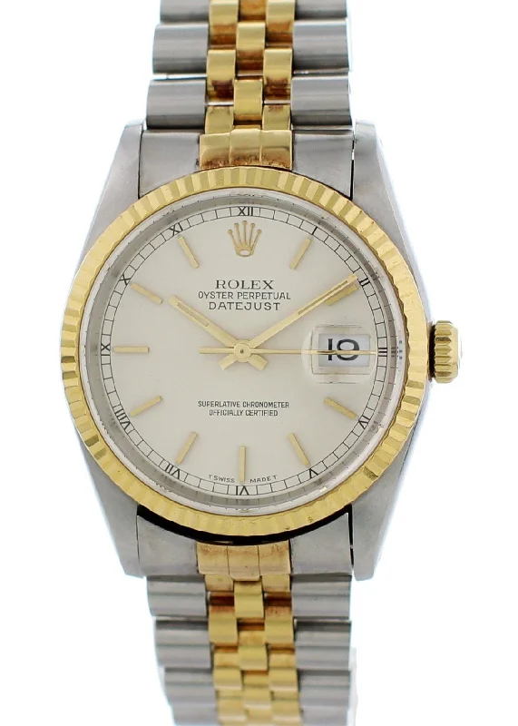 Rolex Oyster Perpetual Datejust 16233 With Papers