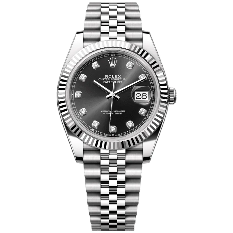 Rolex Datejust 41mm 126334-0012 Black Diamond Dial, Unworn 2024