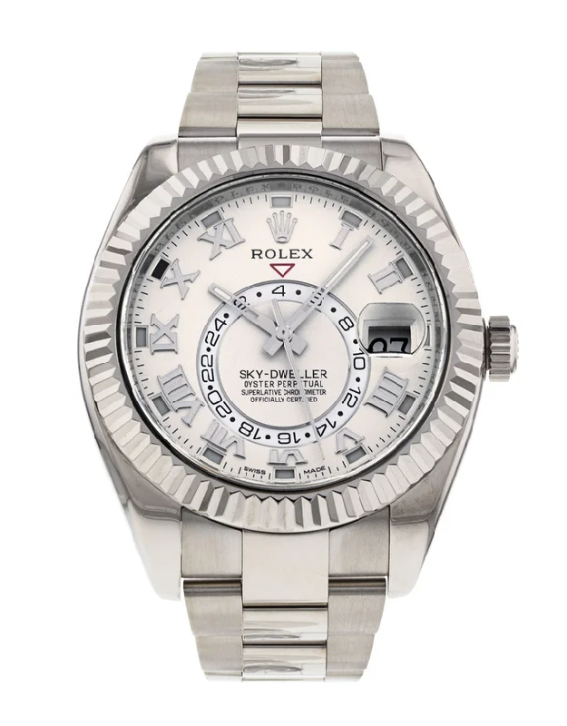 Rolex Sky-Dweller White Gold Mens Watch