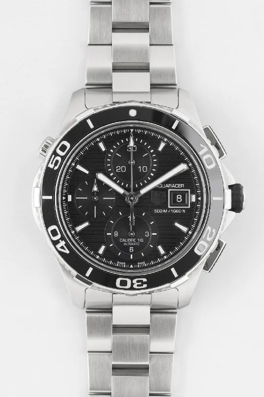 TAG HEUER Aquaracer Chrono 43mm  – Black