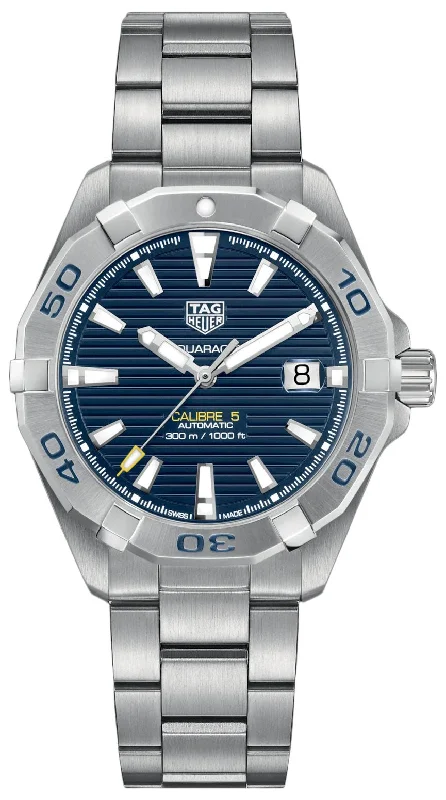 TAG Heuer Aquaracer Automatic Stainless Steel Blue Dial Date Divers Mens Watch WBD2112.BA0928