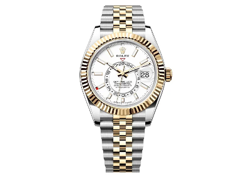 Rolex Sky Dweller 42mm 326933 Two-Tone Jubilee White Dial