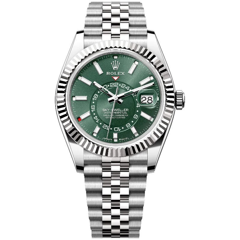 Rolex Sky-Dweller 42mm 336934-0002, Green Index Dial, Unworn 2024