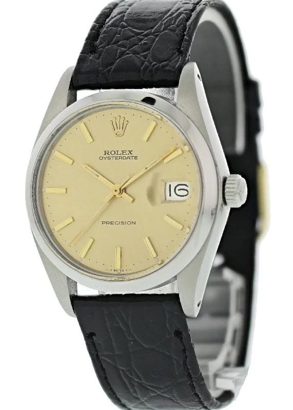 Rolex OysterDate Precision 6694 Mens Watch